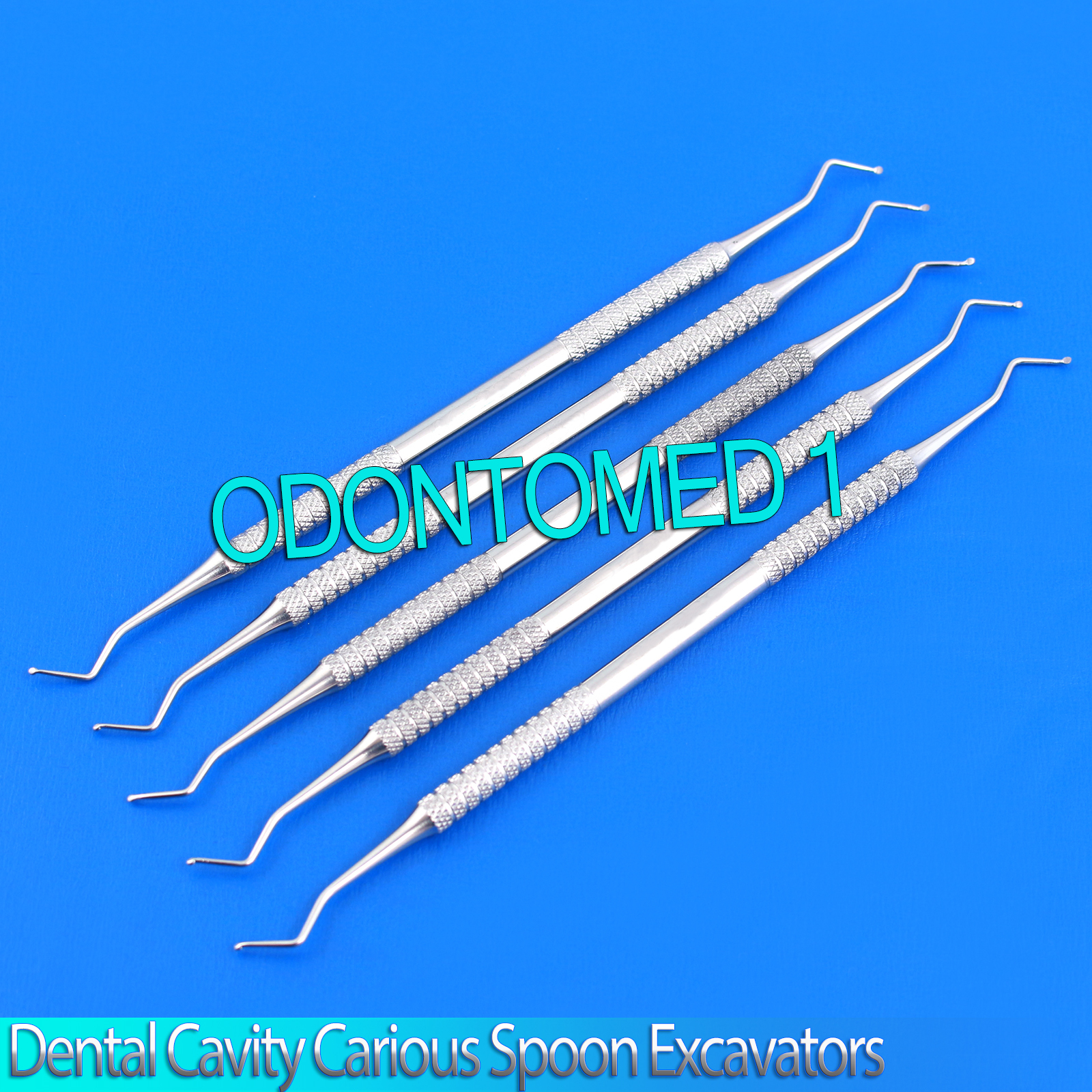 X5 Dental Cavity Carious Spoon Excavators 129/130 Composite Scalers PR-208
