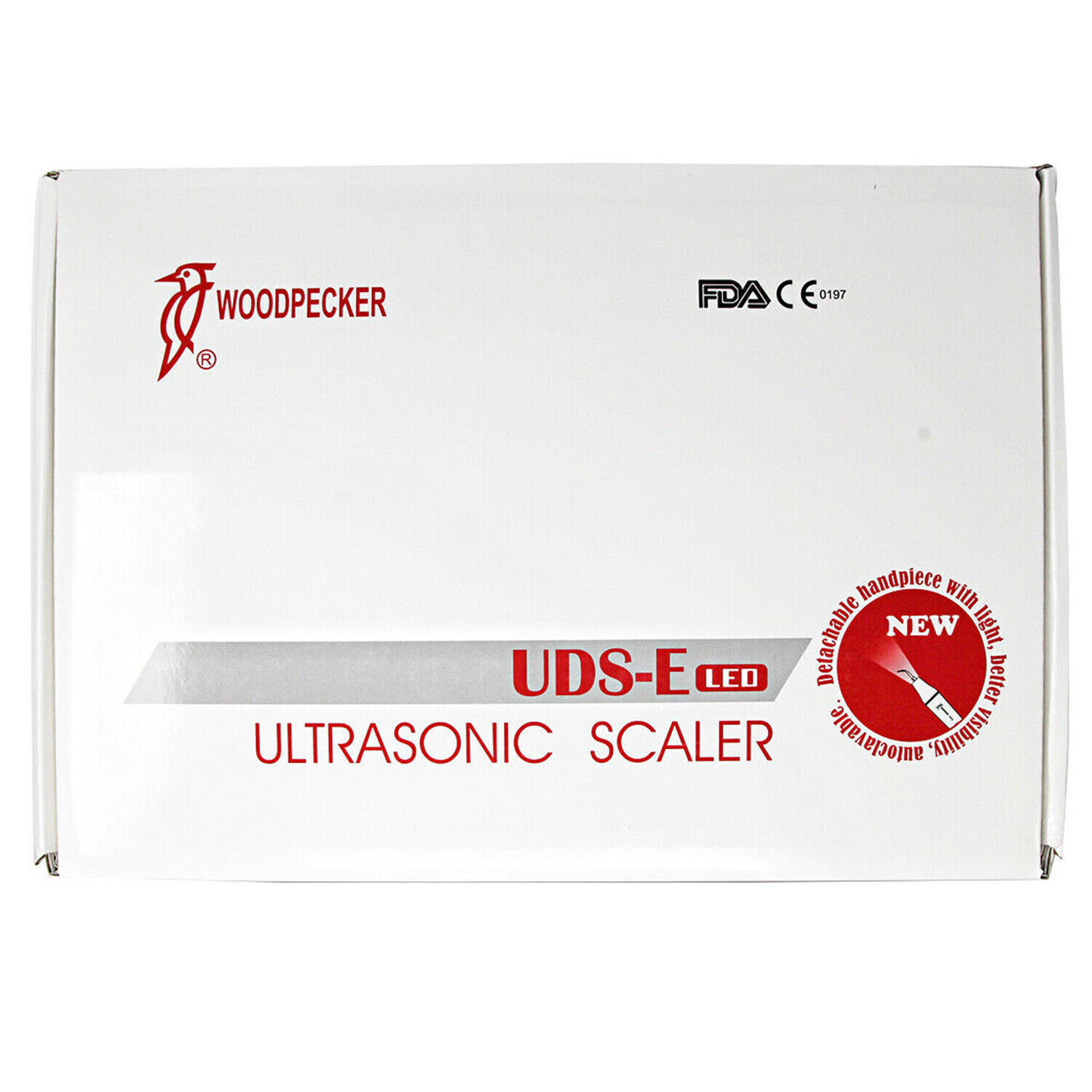 100% Woodpecker UDS-E Dental LED Ultrasonic Piezo Scaler HW-5L Handpiece w/Tips