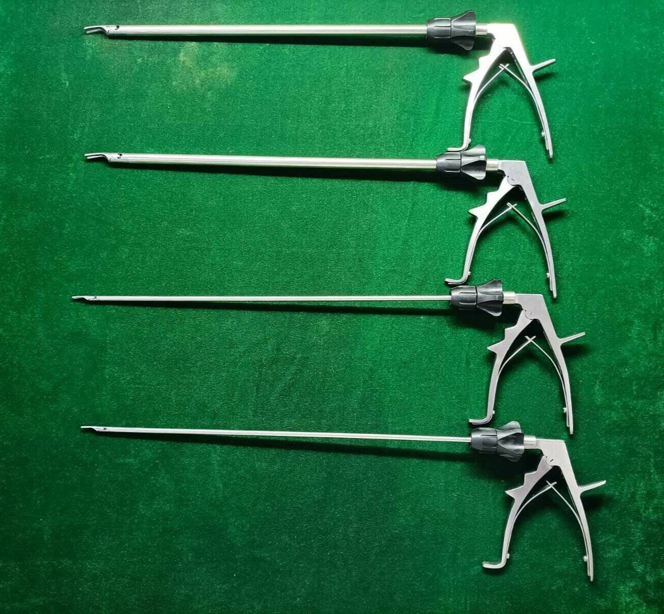 4pc Laparoscopic Clip Applicator Single Action LT 200/LT 300 Reusable 5mm/10mm