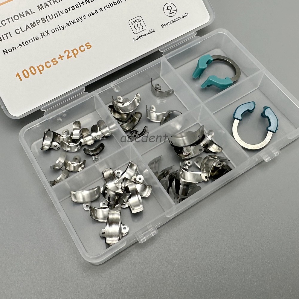 Dental Matrix Bands Ring Sectional Matrice Clamp Fit Garrison Palodent V3 System