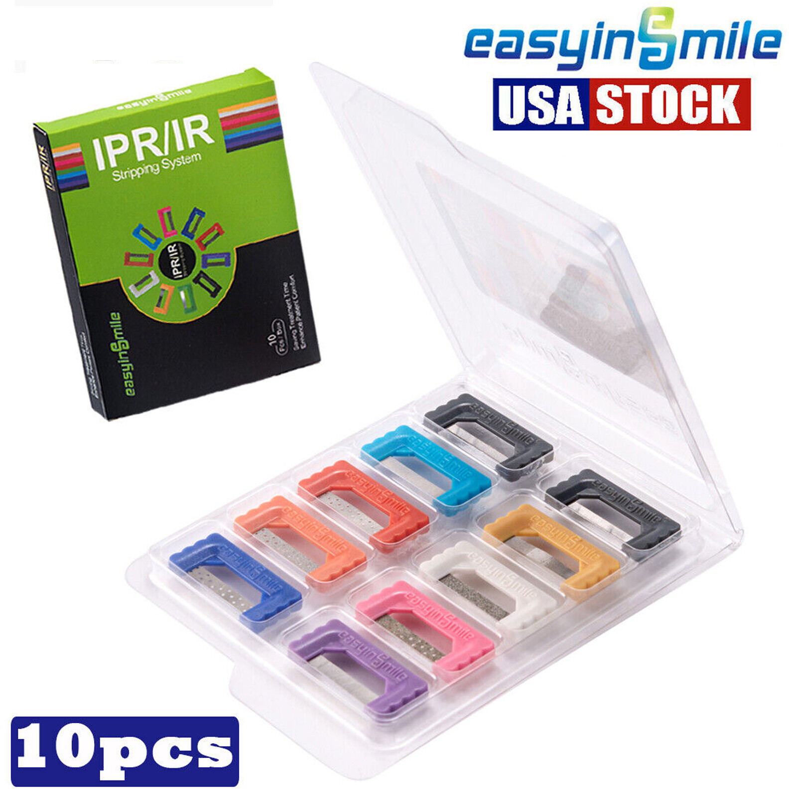 1 Pack Orthodontic IPR Kits Reduction Strip Dental Interproximal Enamel Strips