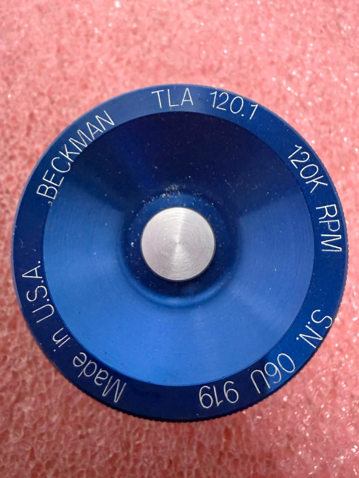 Beckman TLA 120.1 Ultracentrifuge Fixed Angle Rotor 120,000 120K rpm for MAX130K