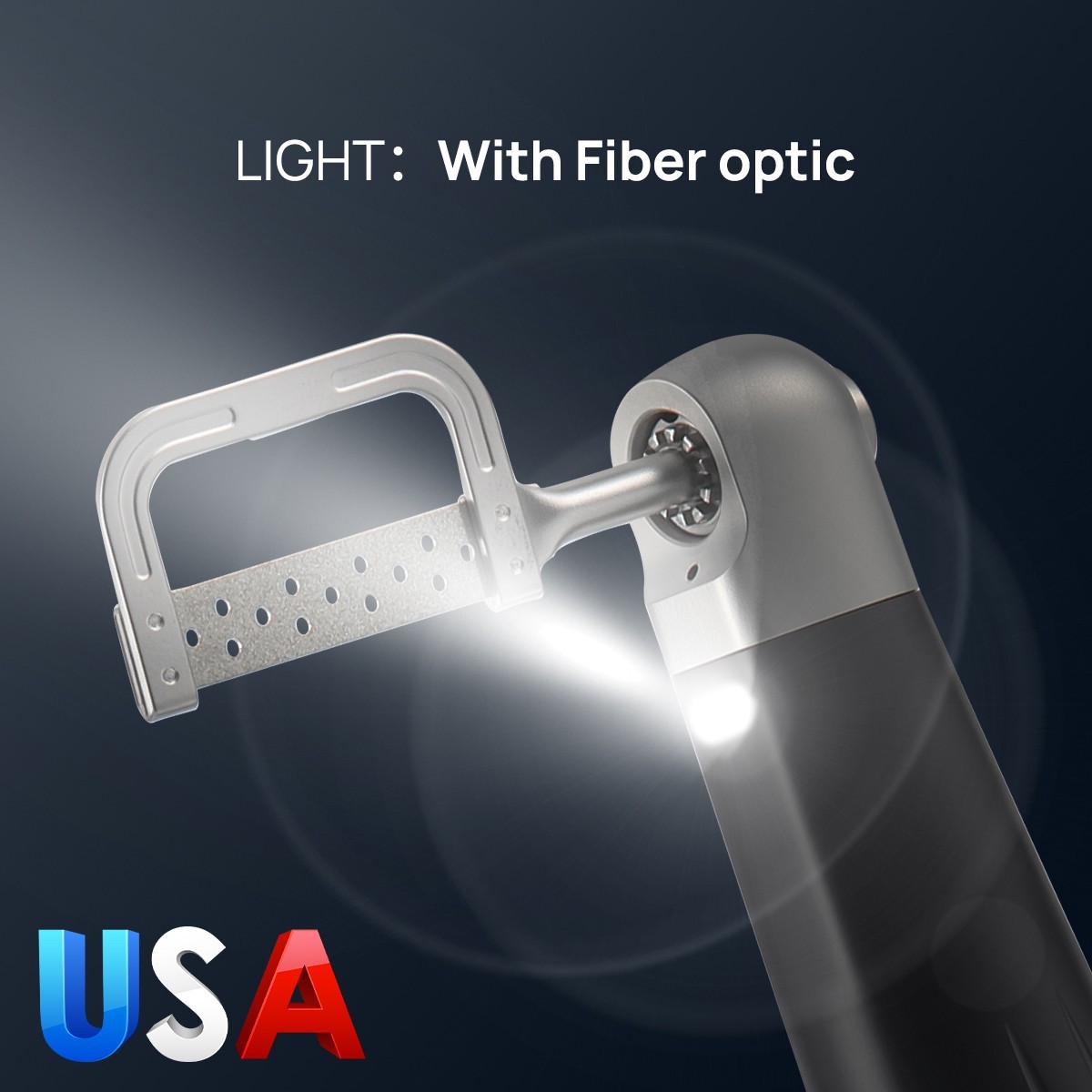 Dental 4:1 Reduction Contra Angle Interproximal Stripping IPR System Handpiece