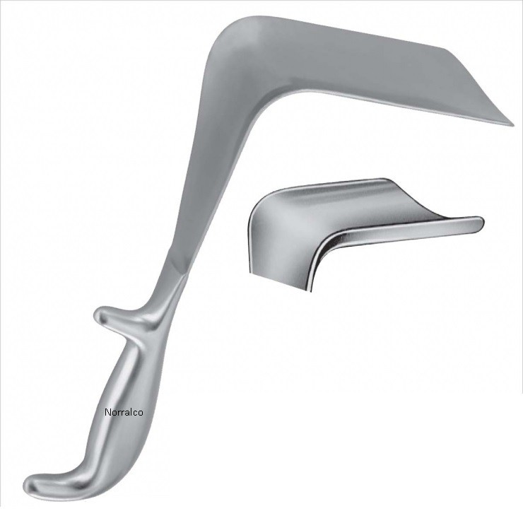 Doyen Abdominal Retractor, 9″, Blade 90 mm x 60 mm wide, Stainless