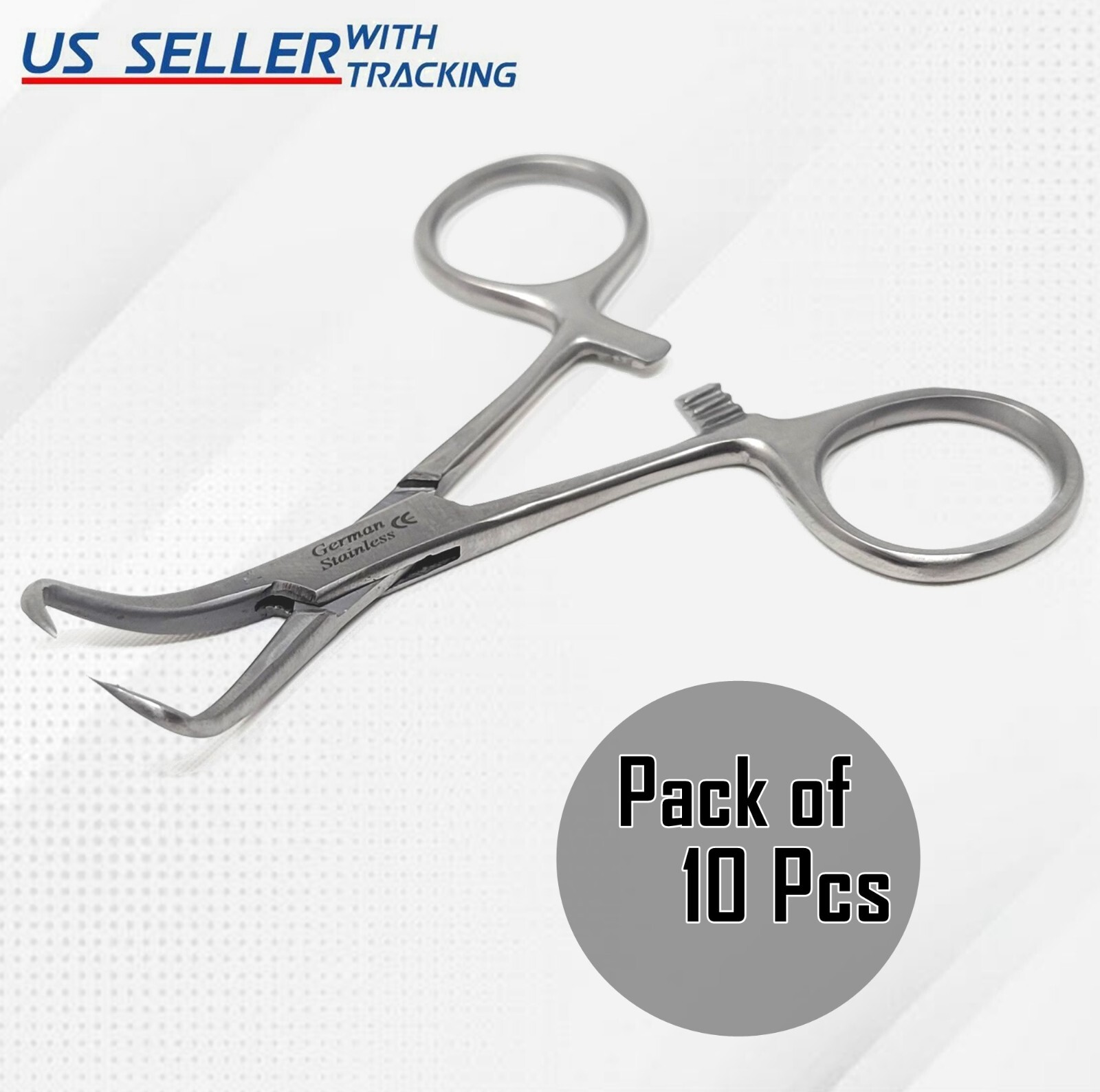 3 O.R GRADE KELLY HEMOSTAT LOCKING SURGICAL FORCEP 5.5″ CURVED SERRATED
