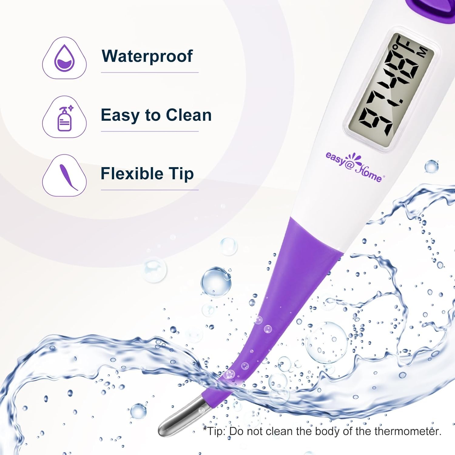 Easy@Home Basal Body Thermometer: BBT for Fertility Prediction with Purple