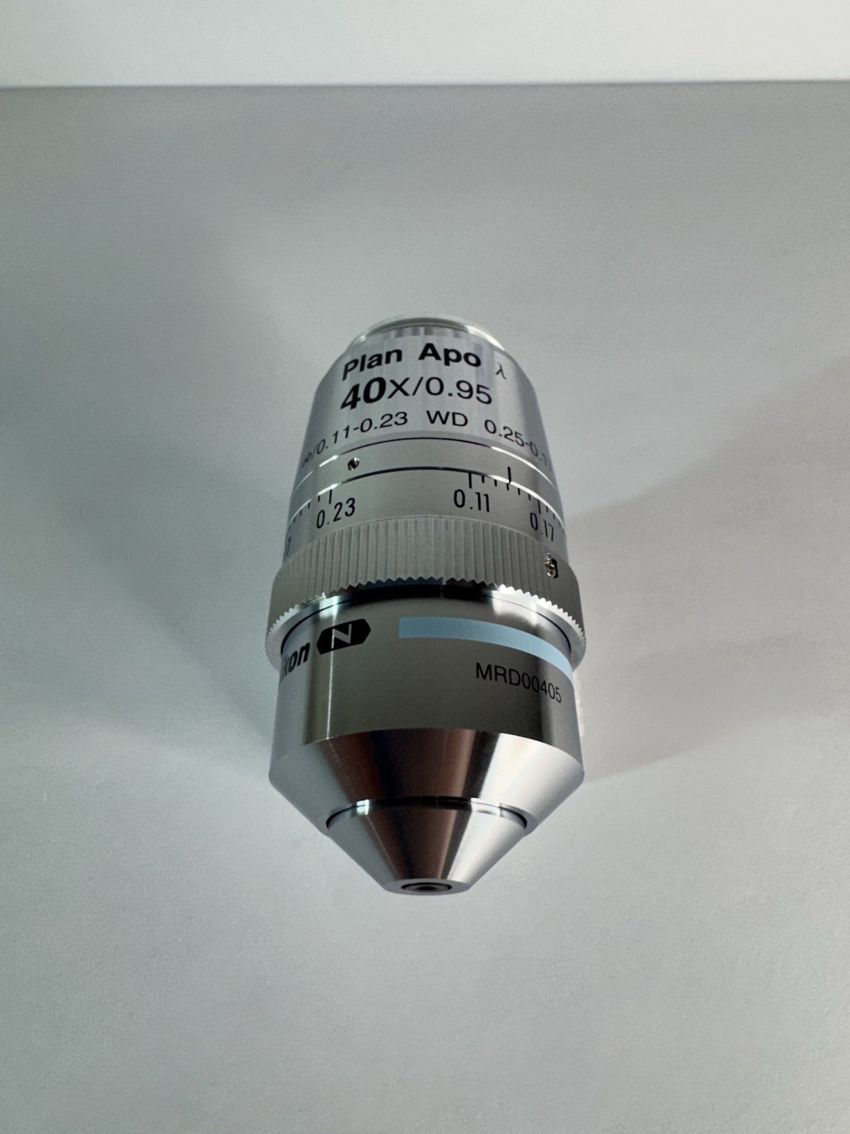Nikon Plan Apo Lambda λ 40x/0.95 DIC N2 Microscope Objective – CFI60 – OFN25