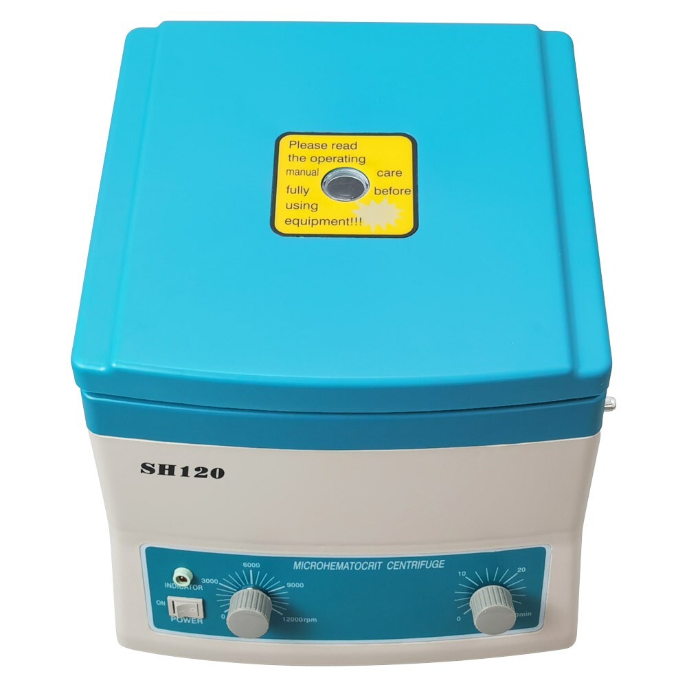 110V SH-120 Microhematocrit High Speed Electric Medical Lab Centrifuge 100W