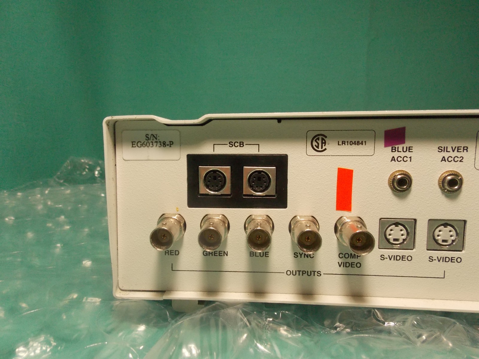 KARL STORZ 202221-20 SOB TRICAM SL NTSC CAMERA CONTROL UNIT VIDEO CCU(LAM-5000)