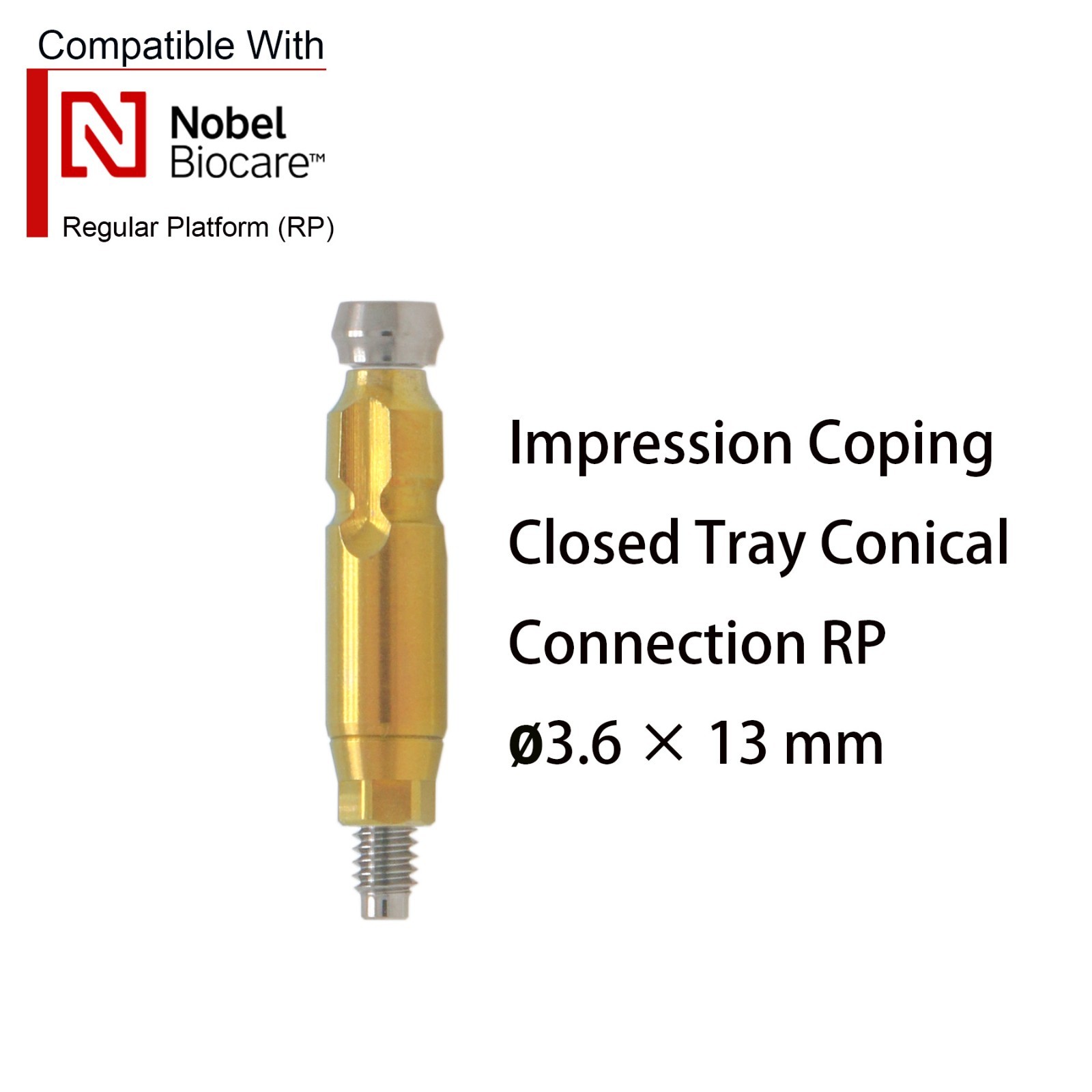 Locator/Healing Abutmentd Transfer lab Analog for Nobel Biocare NP/RP Hex Plat