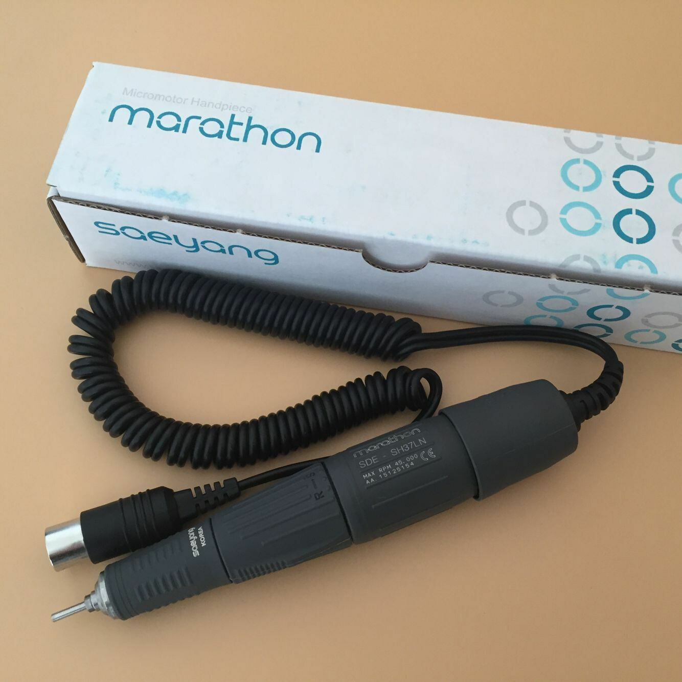 Marathon Dental Electric 45K RPM Micro Motor Handpiece Polisher SDE-SH37LN Motor