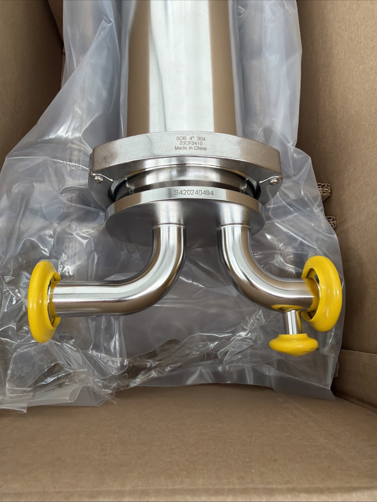 Millipore H1RT1G01CC Single-Round T-Line Sanitary Filter Housing, S4000, 10in