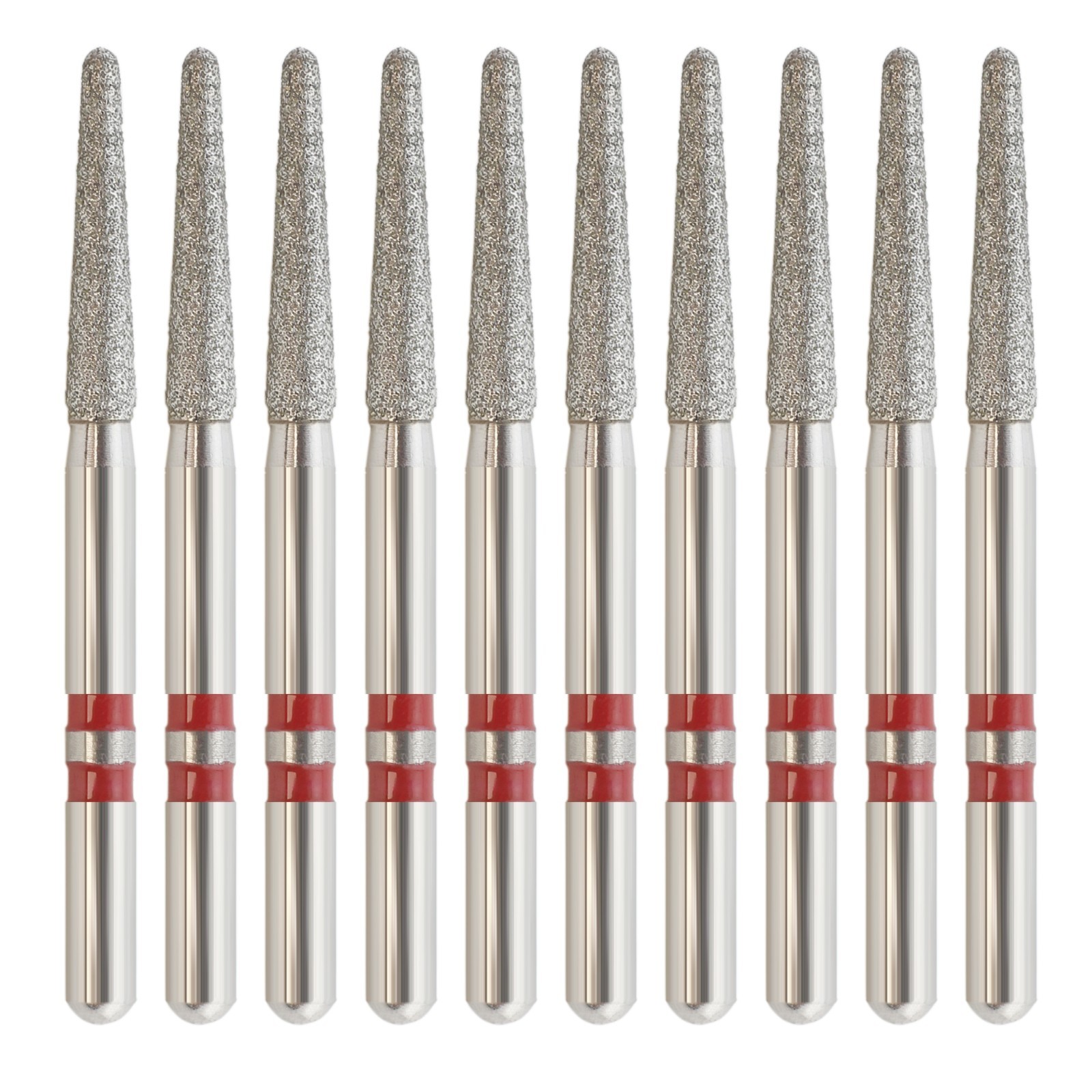 Zirconia Adjustment Diamond Burs Round End Taper Bur High Speed Z856 Z850 FG