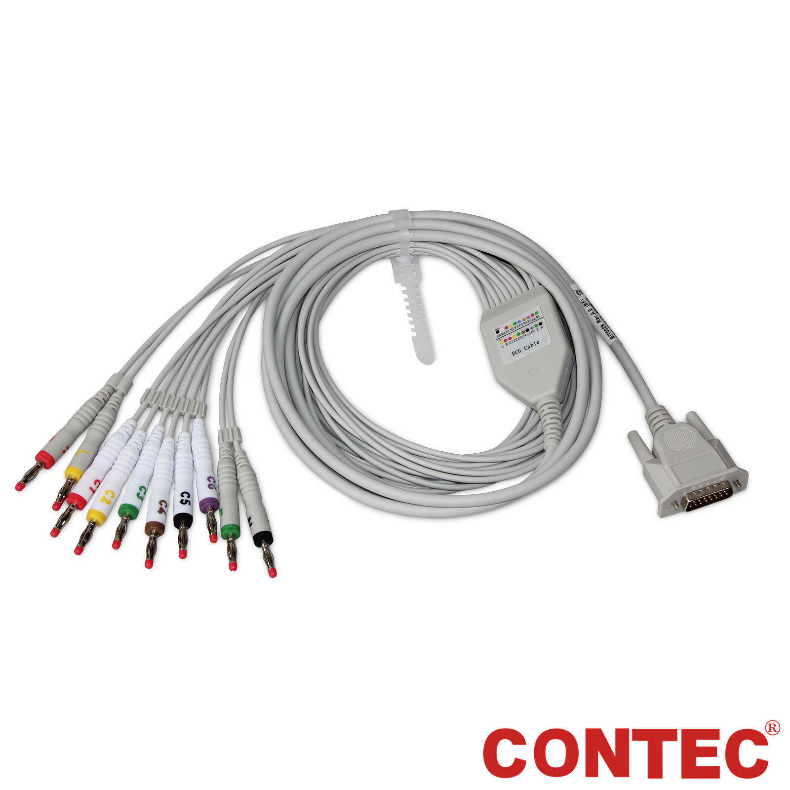 12Lead ECG Cable Wire for CONTEC ECG EKG Machine ECG300G ECG1200G ECG90A ECG100G