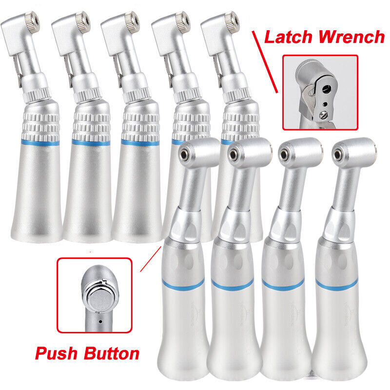 Dental Slow Low Speed Handpiece E-type Push Button/ Latch Contra-Angle NSK Style