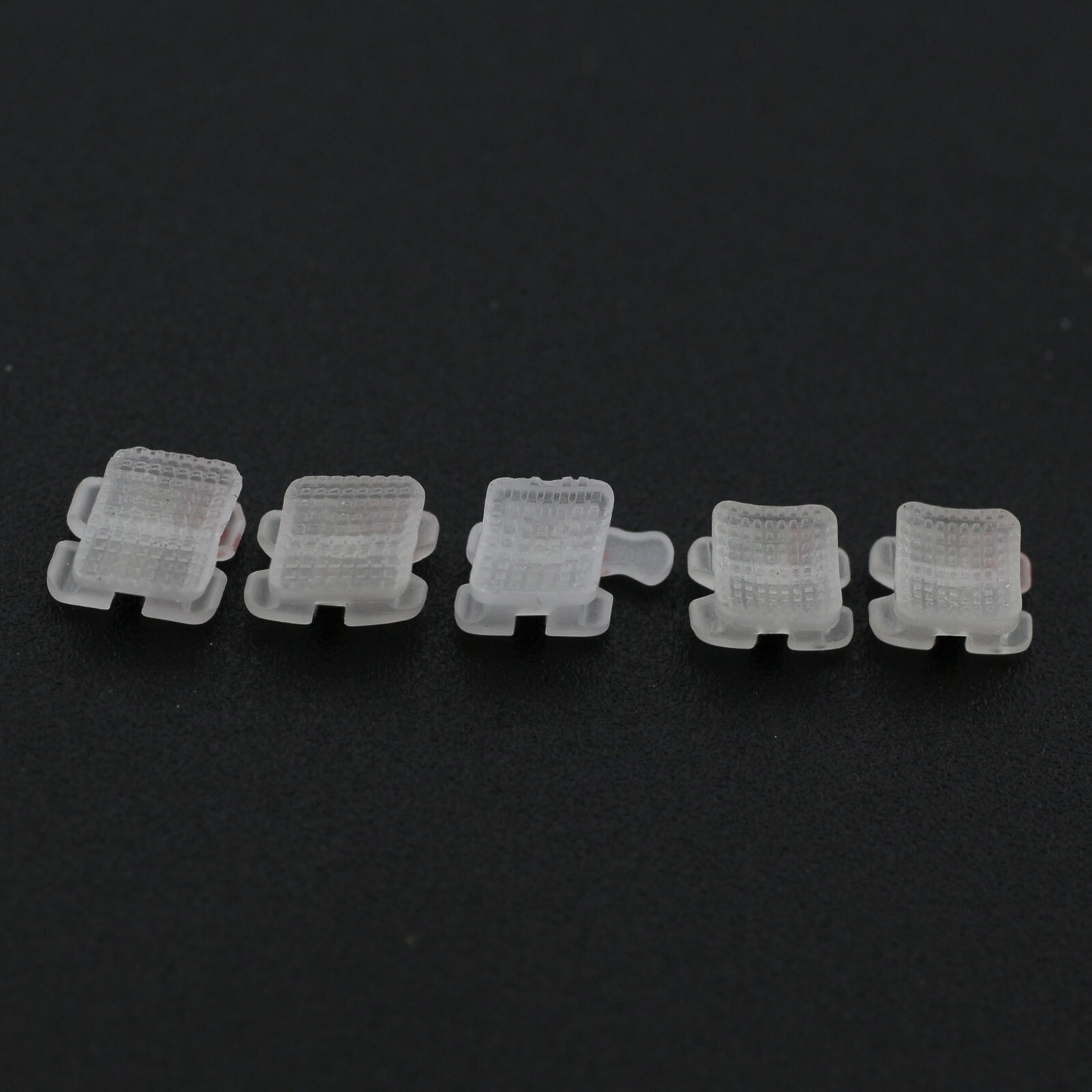Dental Orthodontic Brackets Ceramic Braces Roth MBT 022 3 Hooks 5-5 Aesthetics