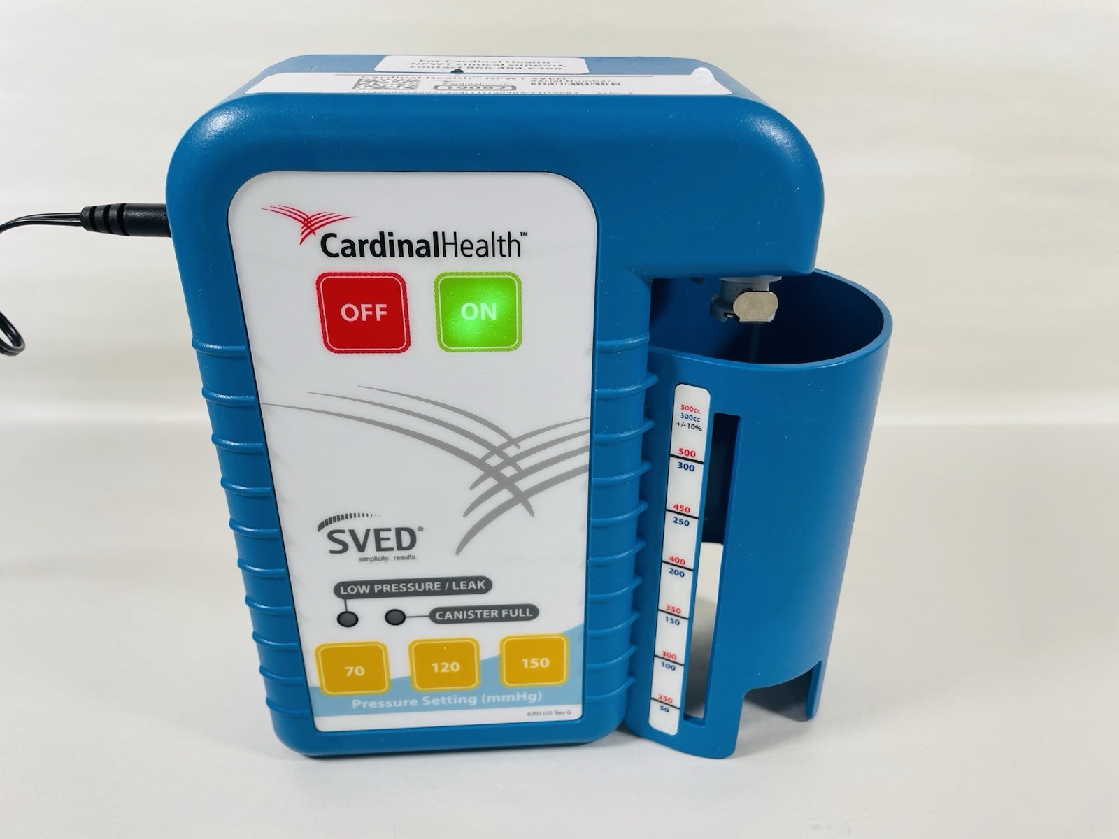 Cardinal Health NPWT Catalyst With Power Cord SVED WindMed