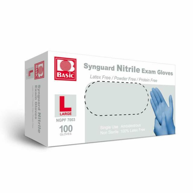 Basic Exam Gloves – Pack of 100, Large