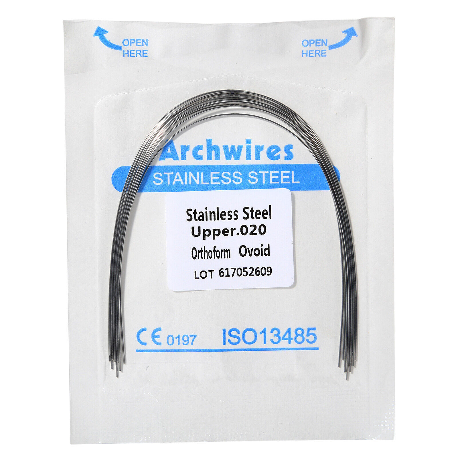Dental Orthodontic Stainless Steel Rectangular Arch Wire Natural/Square/Ovoid