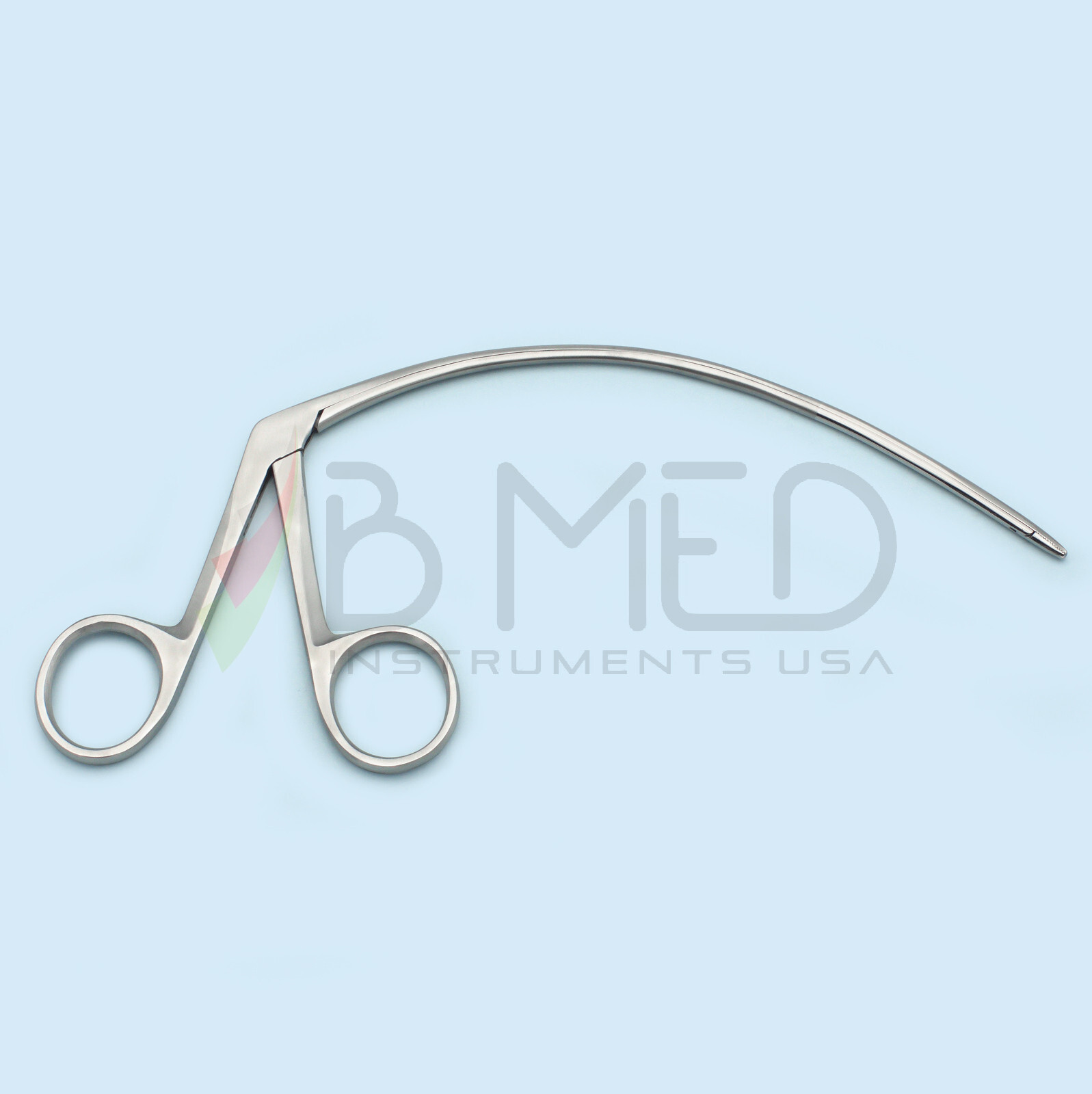 Carroll Tendon Retriever Forceps 5 1/2″ Curved 2mm x 8mm Serrated Jaws