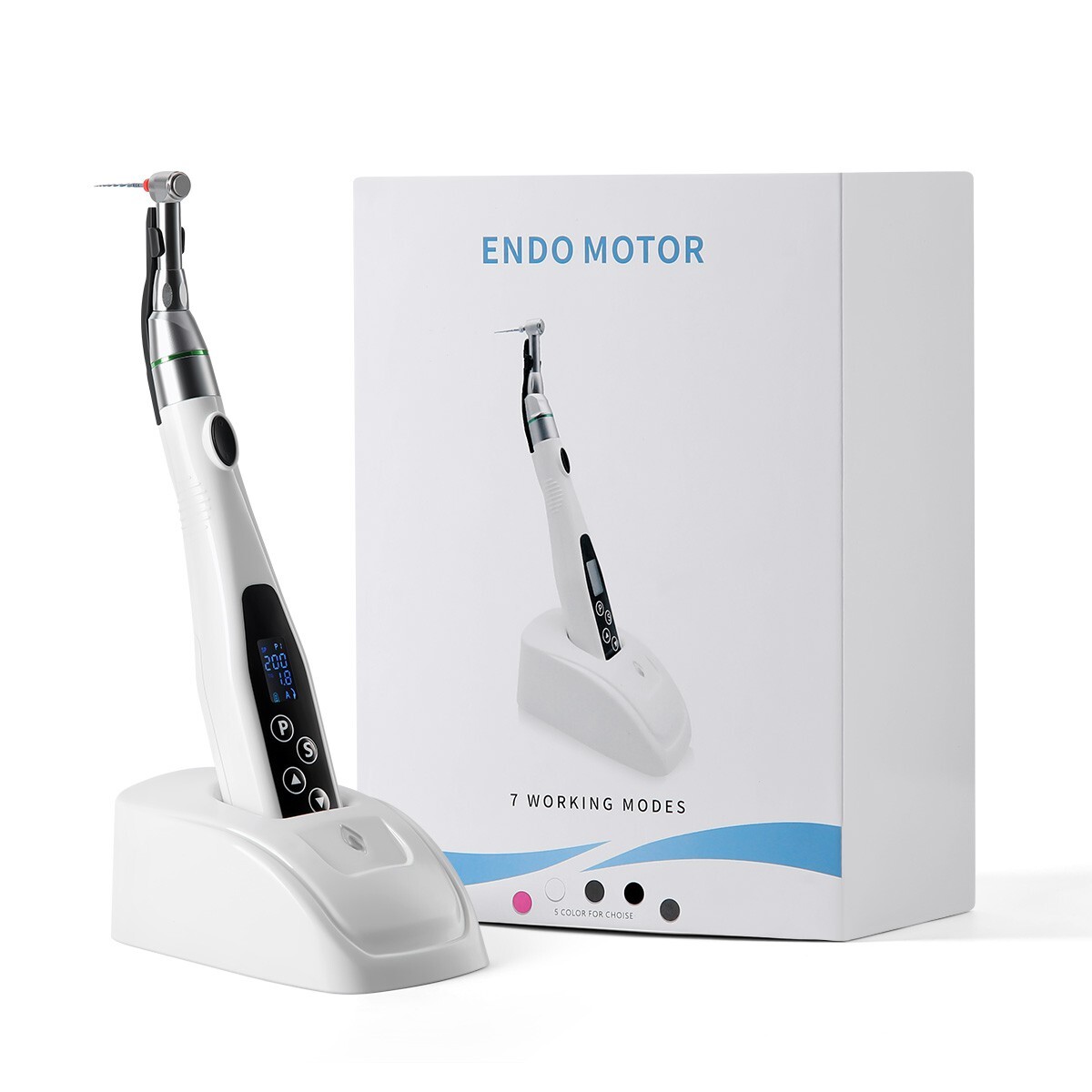 LED Dental Mini 16:1 Endo Motor Contra Angle /Root Canal Apex Locator/Niti Files