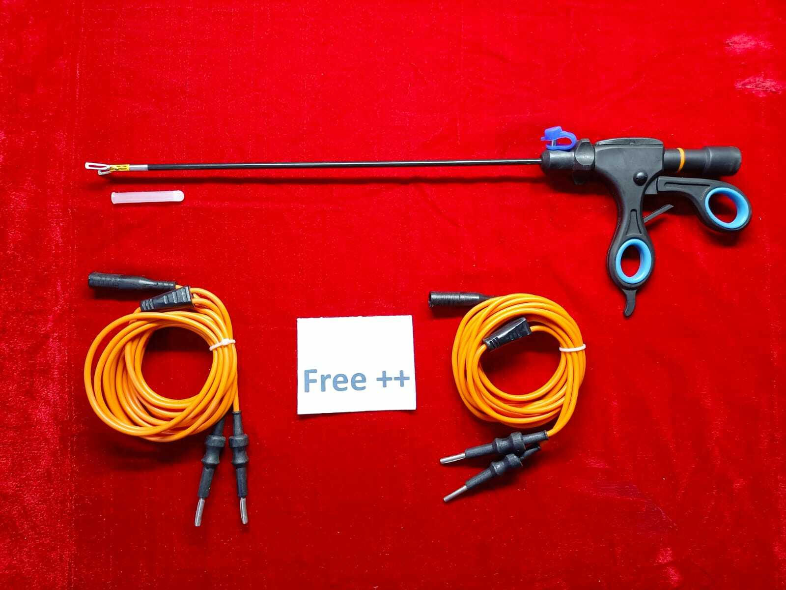 Laparoscopic Fenestrated Bipolar 5mm With Bipolar cable 2pc Free Best Quality
