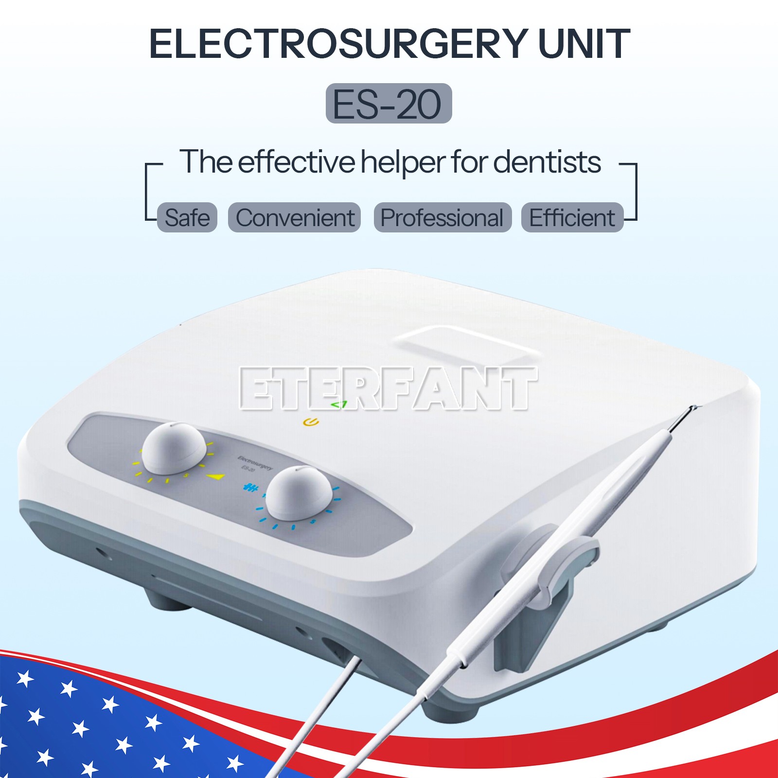 Dental Electro Electrosurgery Unit Machine High Frequency Electric w/7 Electrode