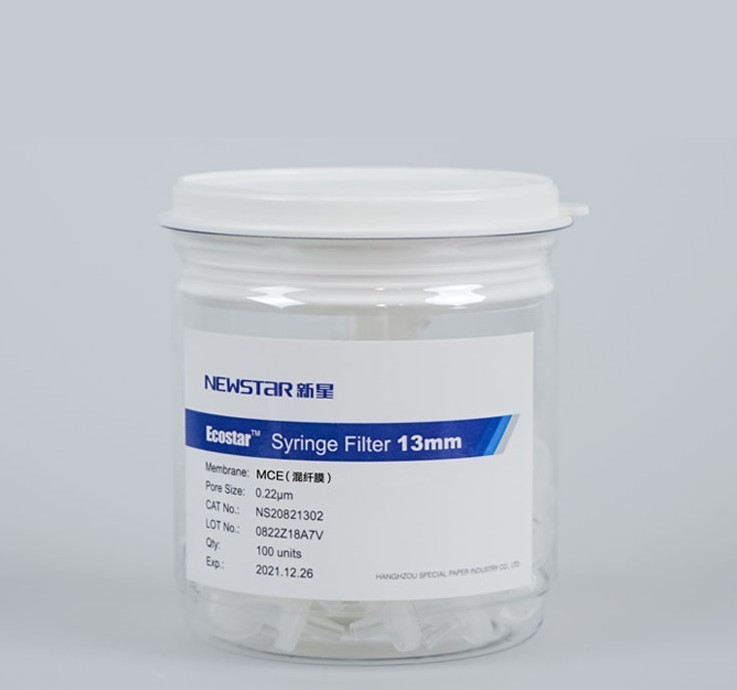 MCE Syringe Filter 13mm 0.22um / 0.45um 100 Pcs Lab Filtration Clarification