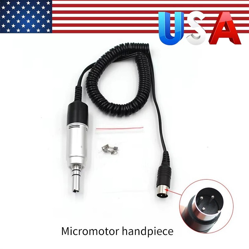 Dental Lab Electric Micromotor Polishing Unit + 35K rpm Motor Handpiece