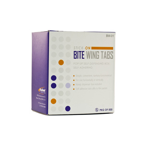House Brand Stick-On Bite Wing Tabs 500/Bx