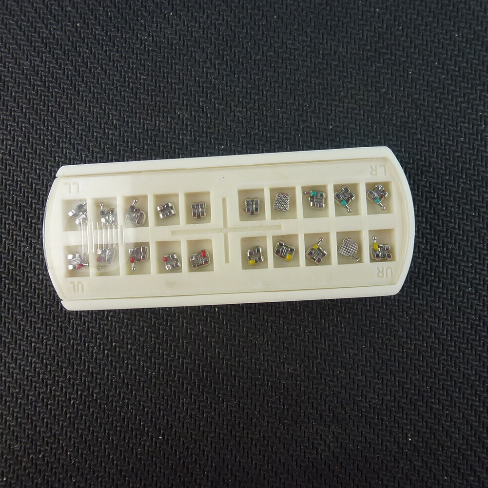 Orthodontic Metal Dental MINI Brackets Braces ROTH/MBT 022 3/345 Hooks 20Braces