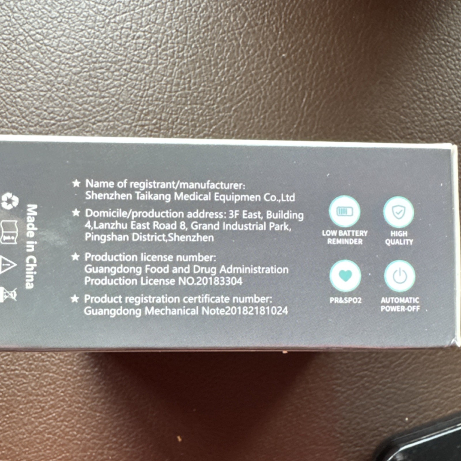 Fingertip Pulse Oximeter LK89 No Probe Family Medicine