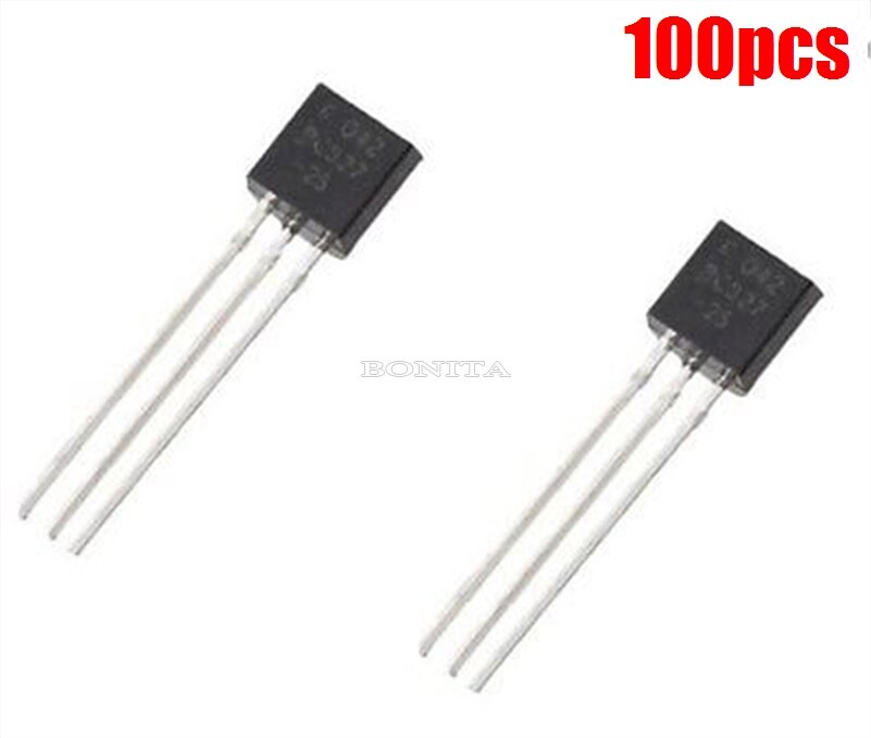 100Pcs 45V 0.5A Transistor Pnp BC327 BC327-25 New Ic rg
