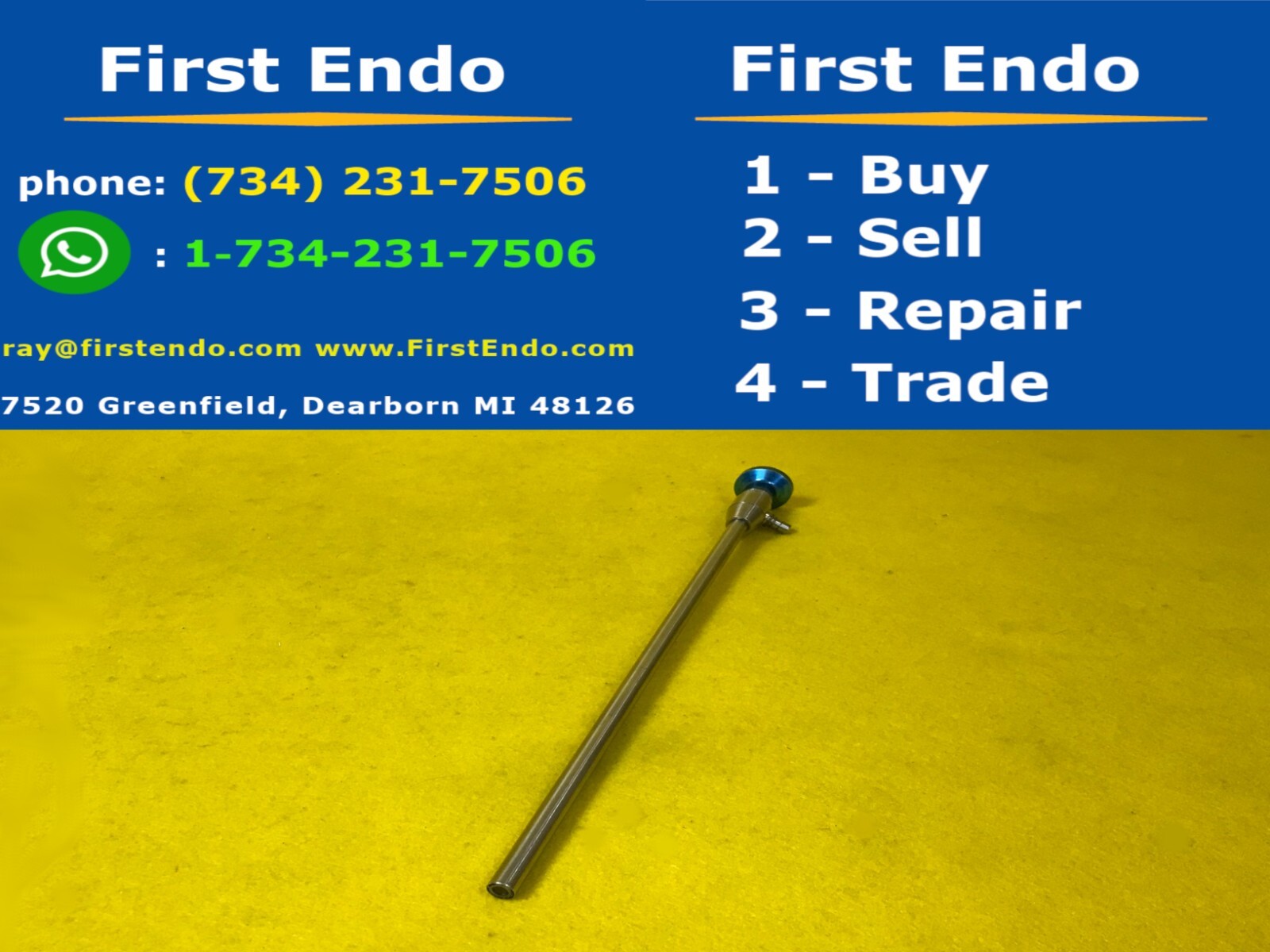 Stryker G4000 134 *C Endoscope Endoscopy (-)_