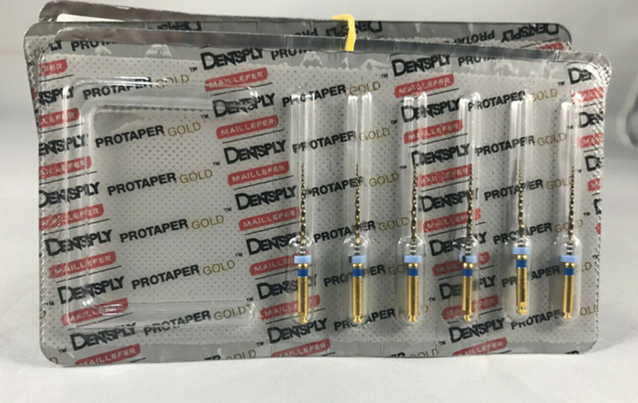 Dentsply ProTaper Gold Rotary Files F1,F2,F3,S1,S2,SX-F3 6 files packs Blister