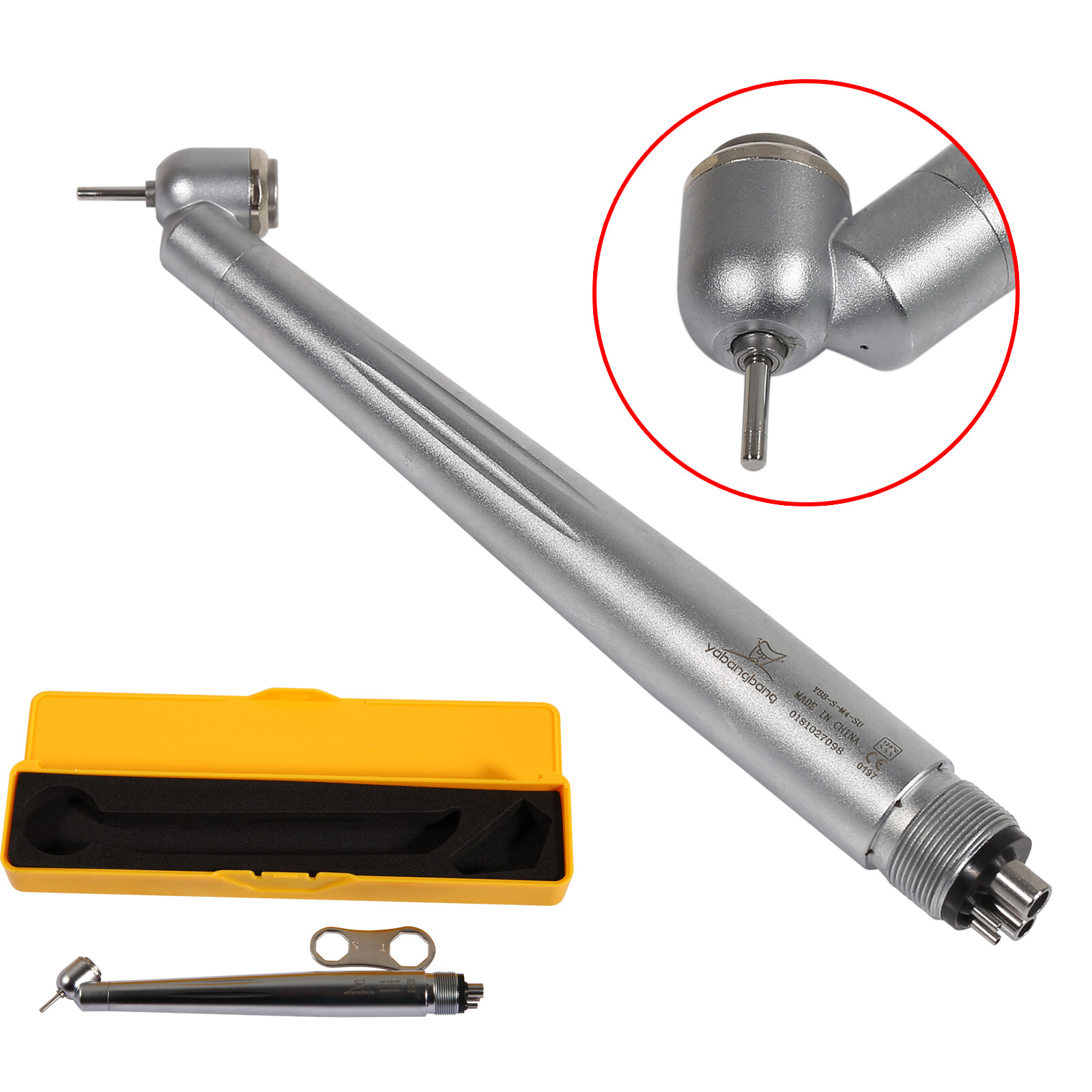 NSK Style Dental PANA-MAX 45° Degree High Speed Handpiece Push Button 2/4Hole Dr