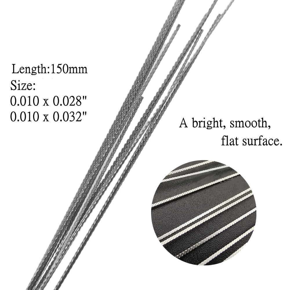 10 Pc/Pack Dental Orthodontic Flat Strand Lingual Retainer Wire .010″x.028″/032″
