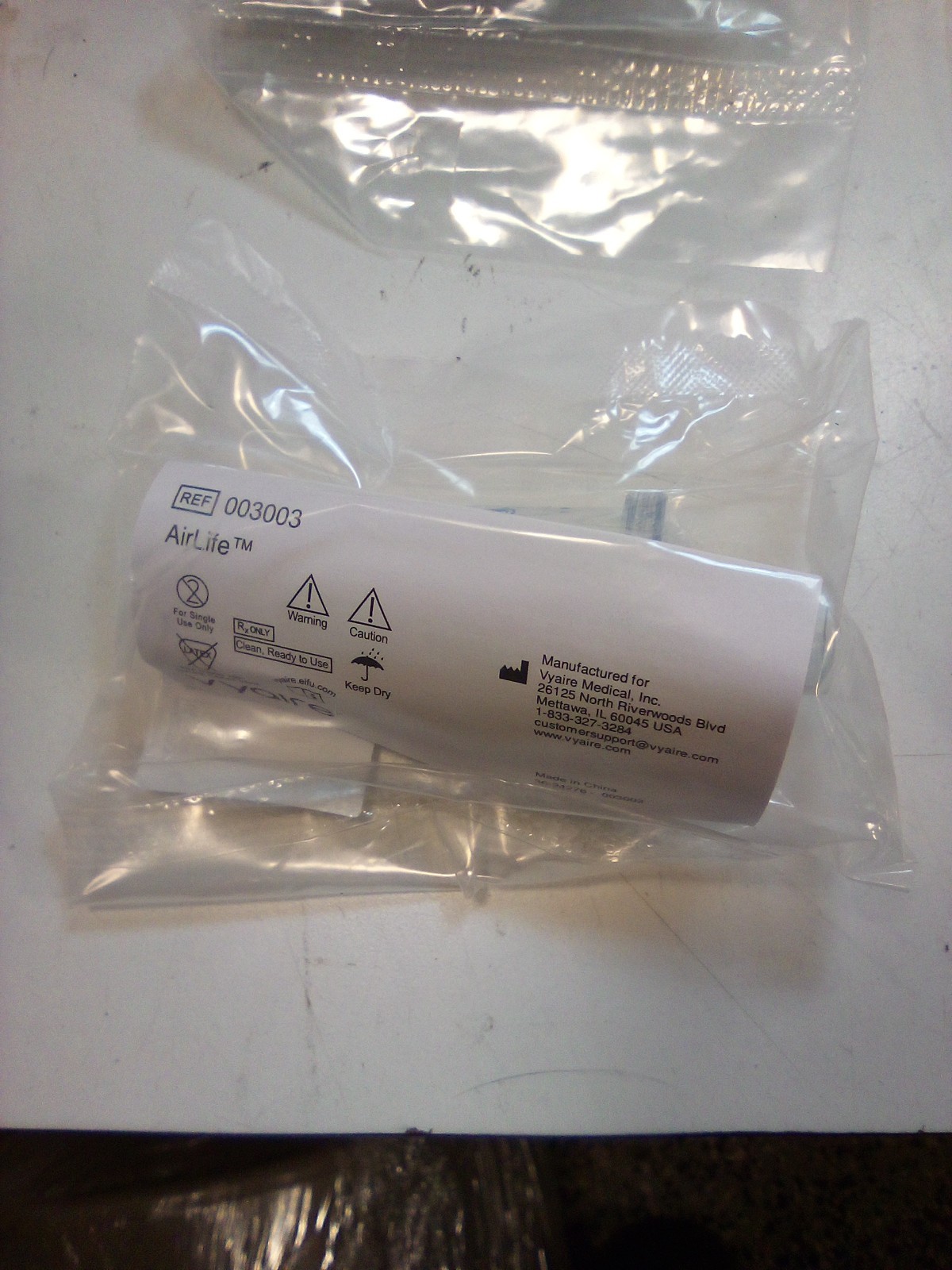 Vyaire Medical Air Life Ref 003003 Lot of 10 M10