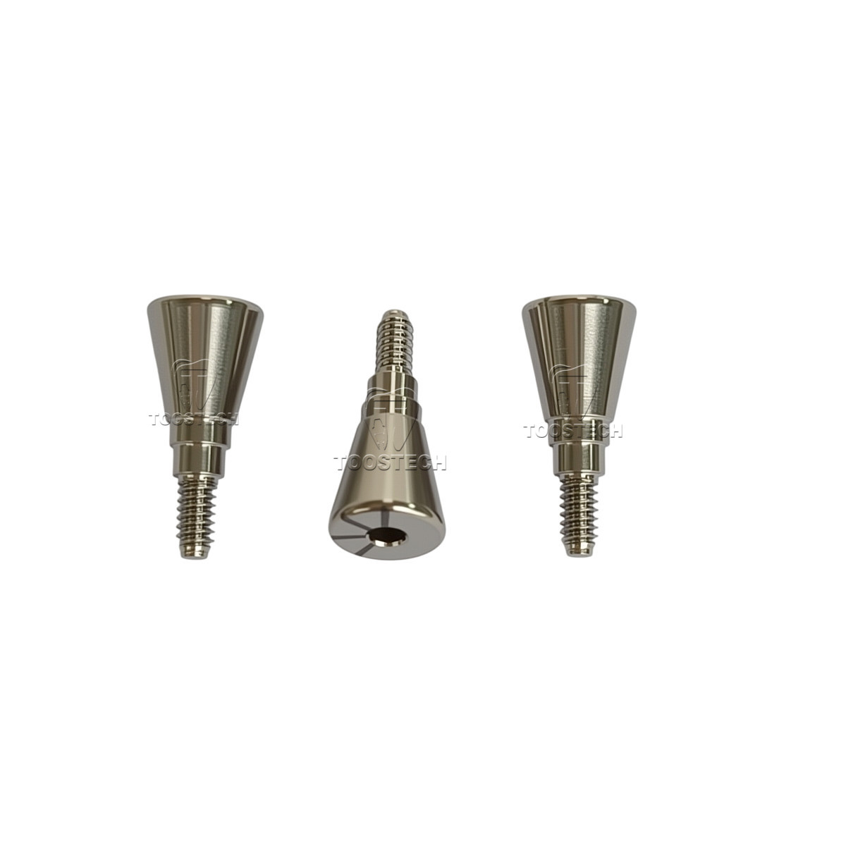 6pcs Titanium healing abutment compatible with ICX