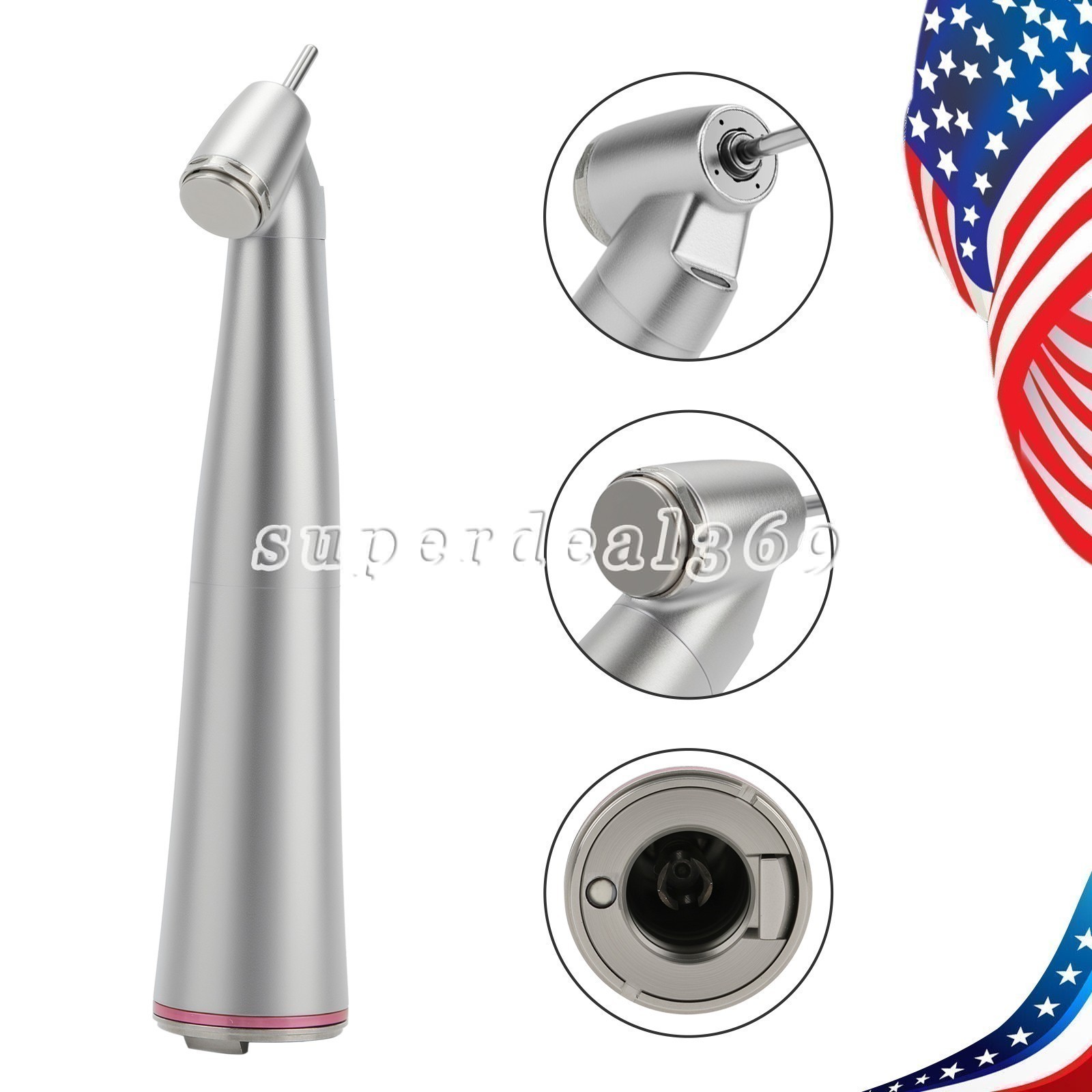 LED Fiber Optic Dental 1:5 1:1 1:4.2 45°45 Degree Contra Angle Handpiece For NSK