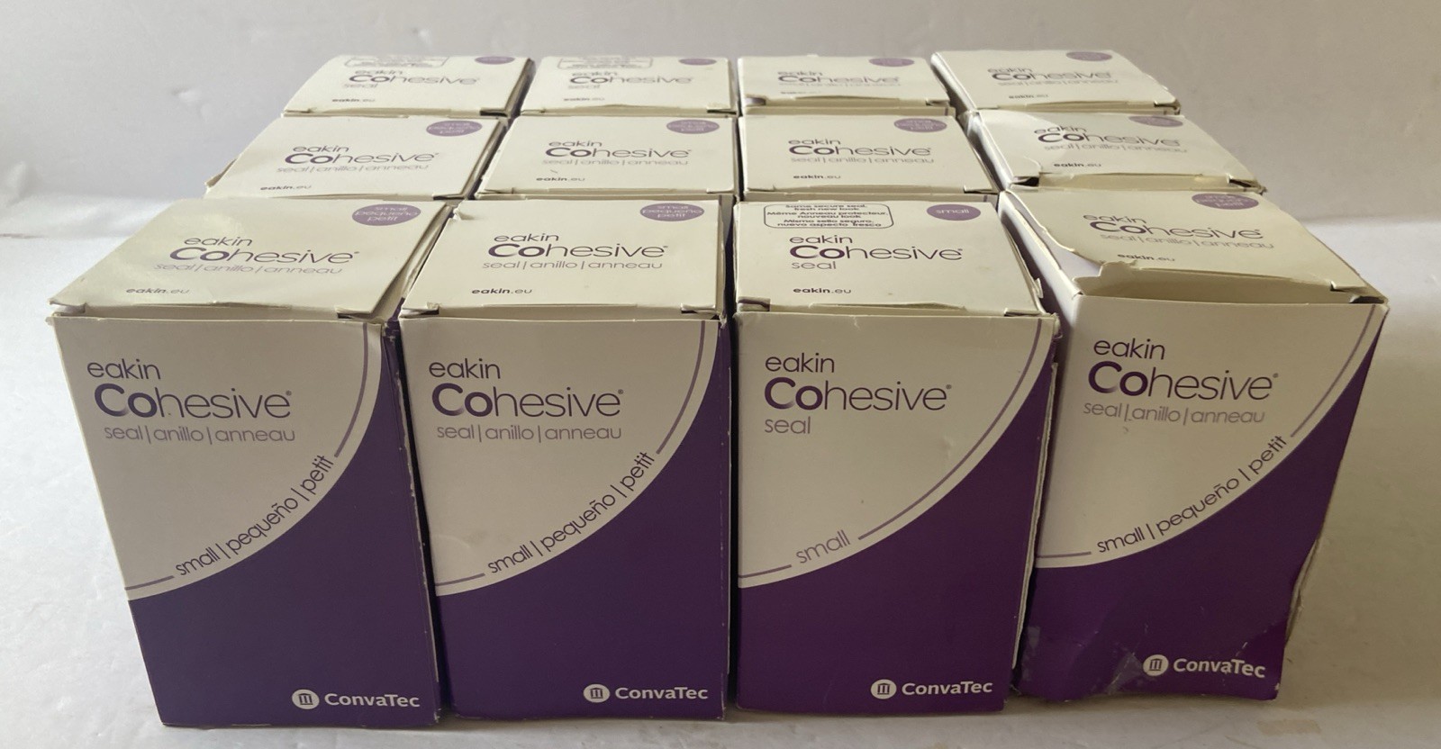 12 BOXES OF EAKIN CONVATEC Cohesive Seals 839002 10 Sealed 2 Open See Pictures