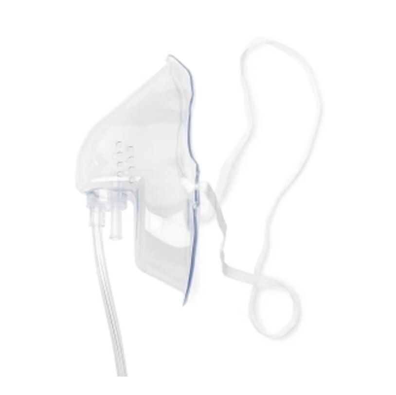 *1-Piece* Capnoxygen Capnography ETCO2 Oxygen Mask Adult Clear C02-01