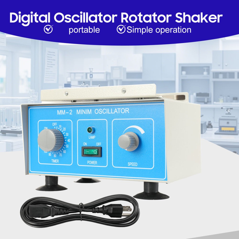 Digital Oscillator Rotator Shaker Lab Micro Plate Shaker with Timer 0-120MIN