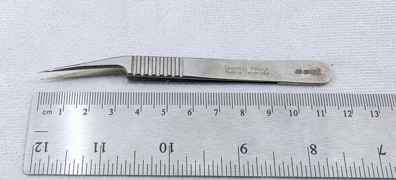 ASSI ASSI.D5A Vessel Dilator Forceps 11cm Angulated 0.3mm Tip Surgical