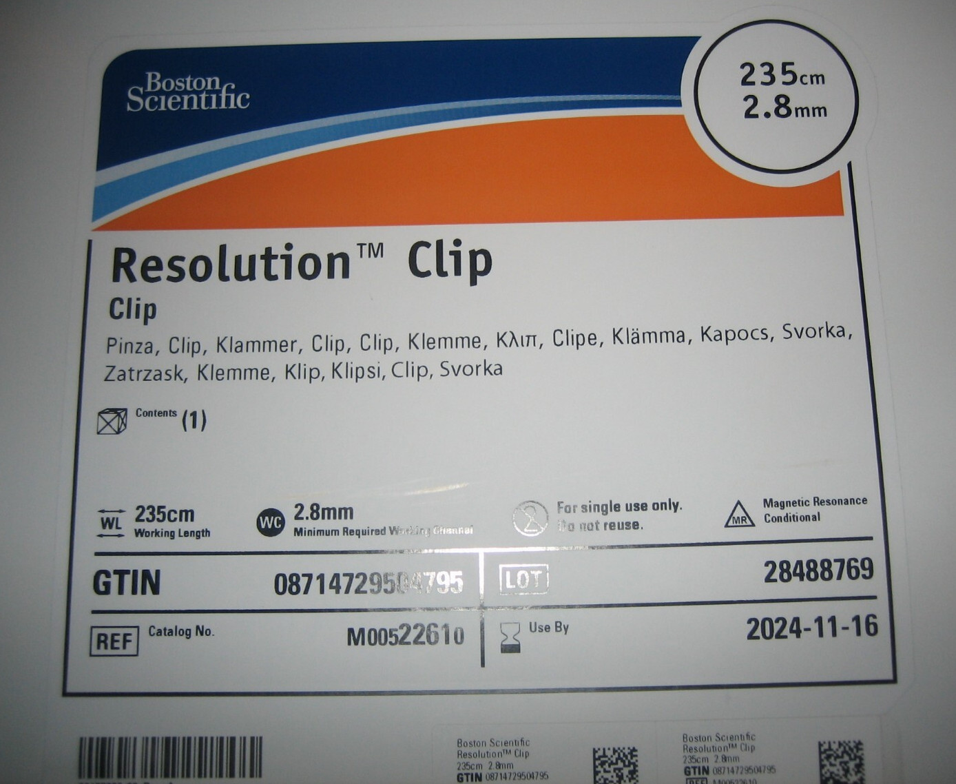 Resolution Clip 235 cm Exp 2024-11-16 M00522610
