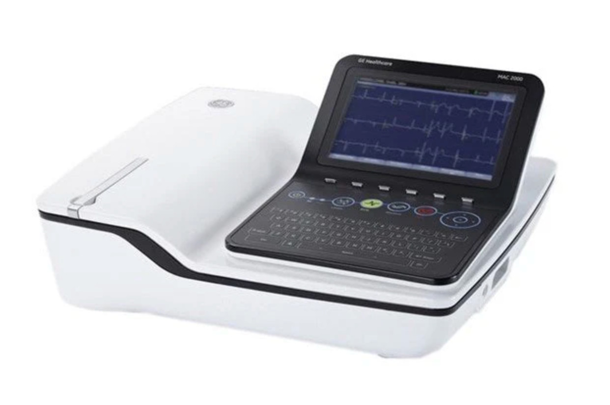 GE MAC 2000 Resting EKG System w/ Warranty NEW Accessories – Same Day Shipping