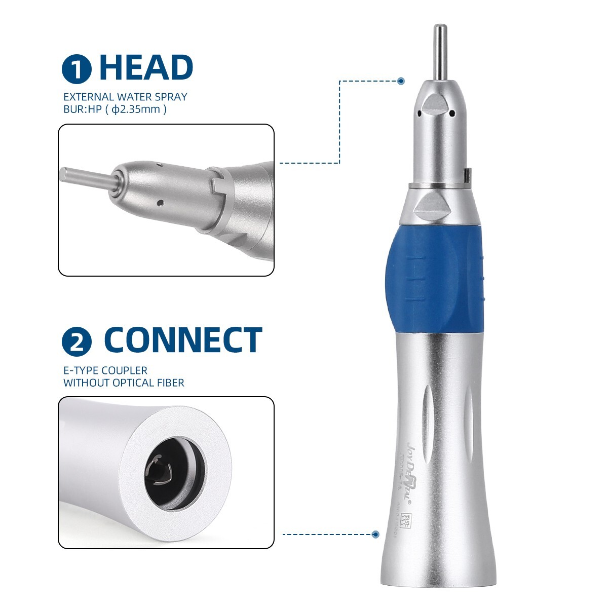 NSK Style Dental E-generator LED High Speed and Low Speed Handpiece Kit 2/4Holes