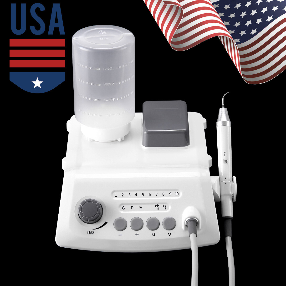 Dental Wireless Ultrasonic Scaler LED Handpiece /G1,G2,G4,P1,E1 Tips Original A8