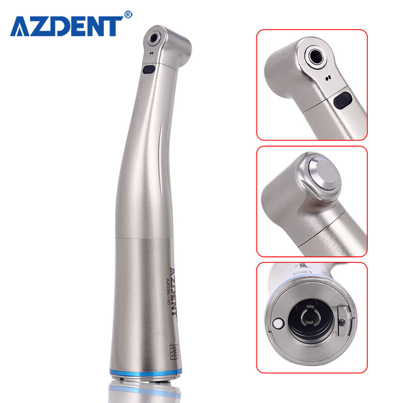 Dental 1:1/16:1/1:5 Increasing Contra Angle Optic LED Handpiece Fit for Motor