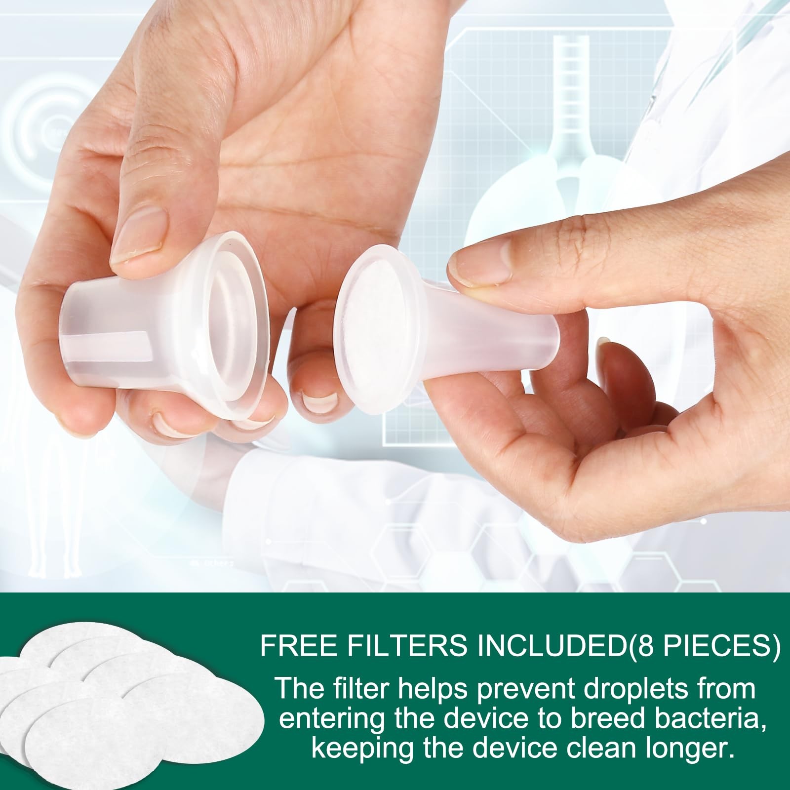 Giyosk Breathing Exercise Device: Lung Expansion, Mucus Relief, Respiratory Trai